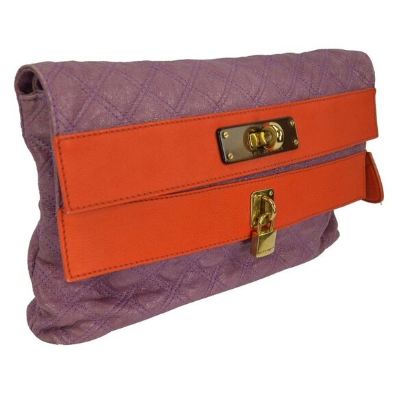 Marc Jacobs Quilted Double Flap Foldover Clutch - Picture 4 of 8